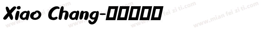 Xiao Chang字体转换